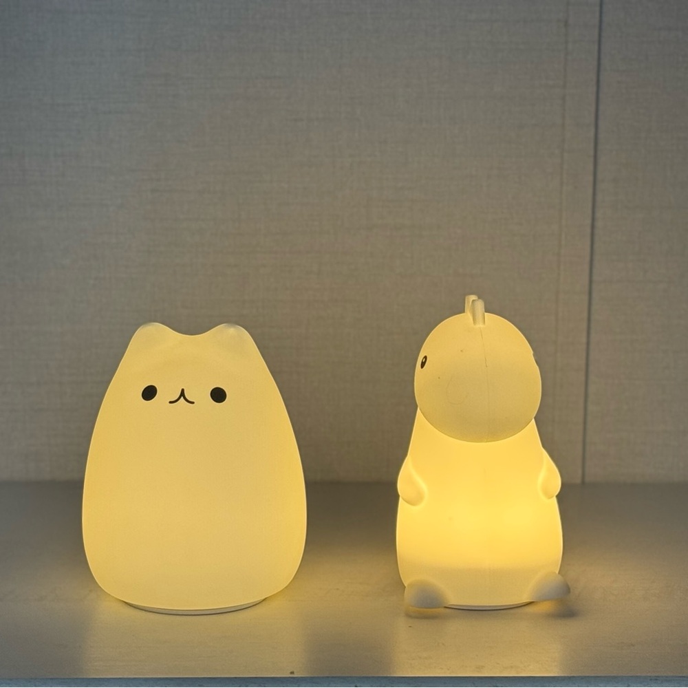 Cat and Dino nightlight